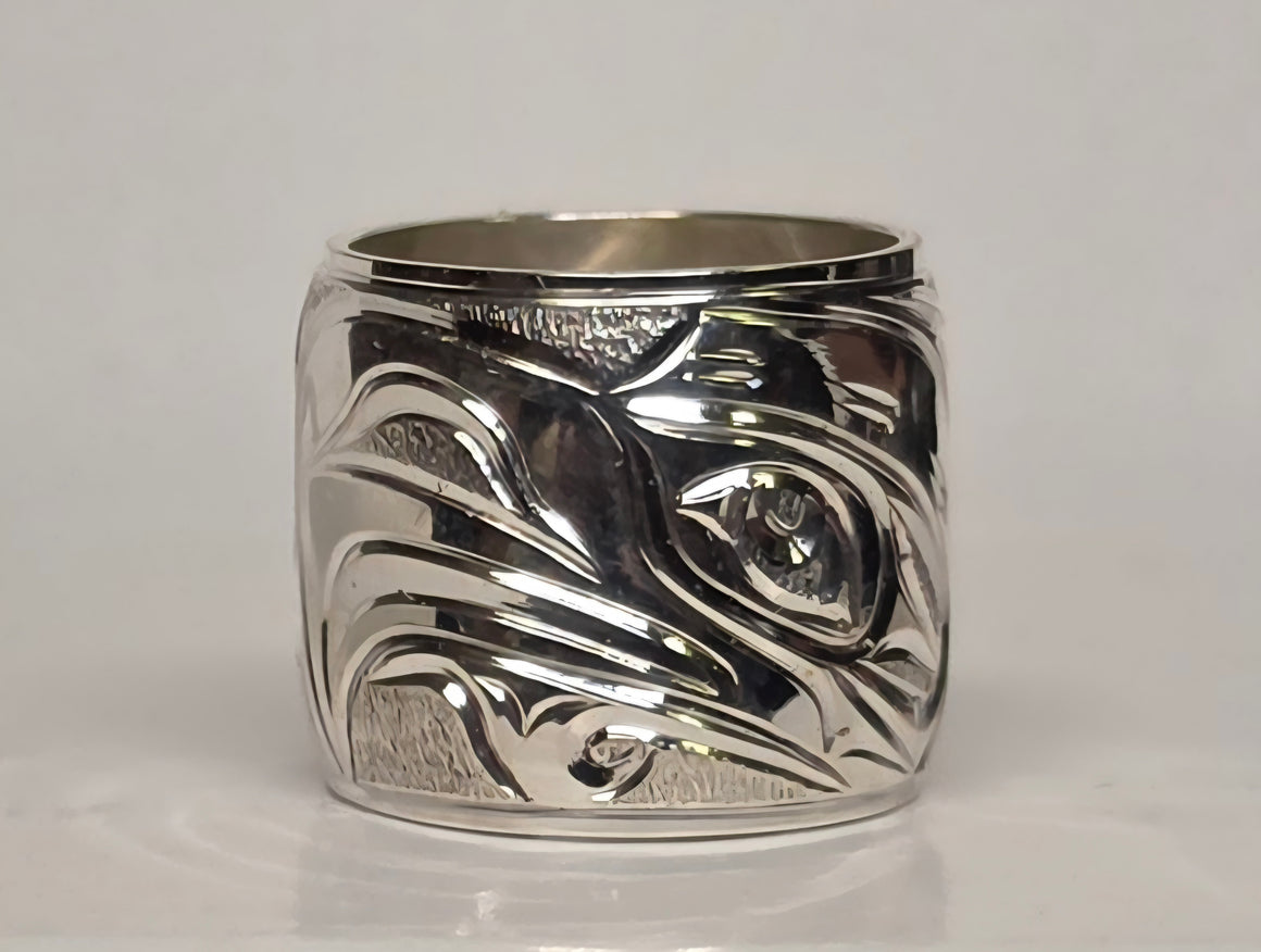 1/2" Eagle Trade Bead by Joe Descoteaux