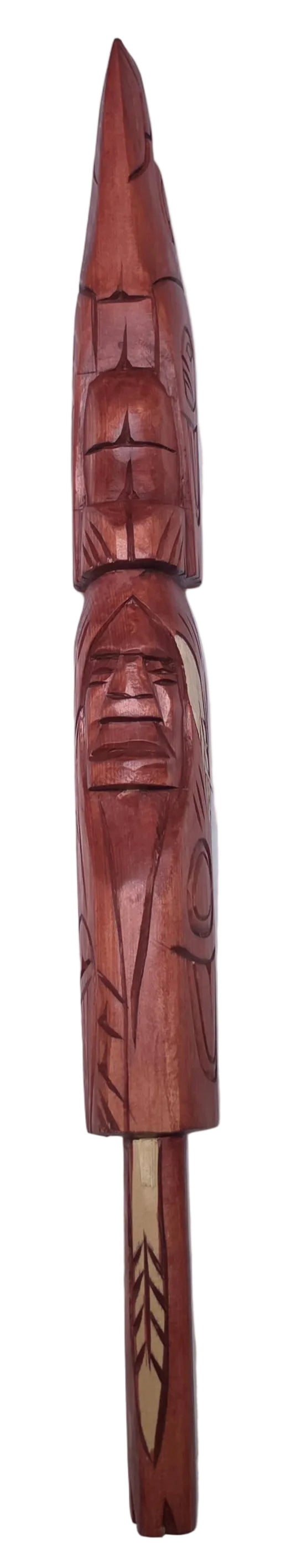 Eagle & Chief Talking Stick by Jim Yelton