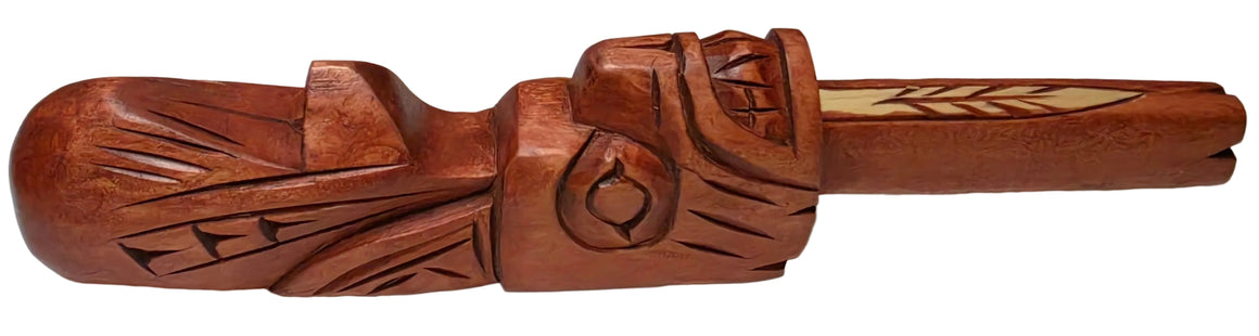 Orca Talking Stick by Jim Yelton