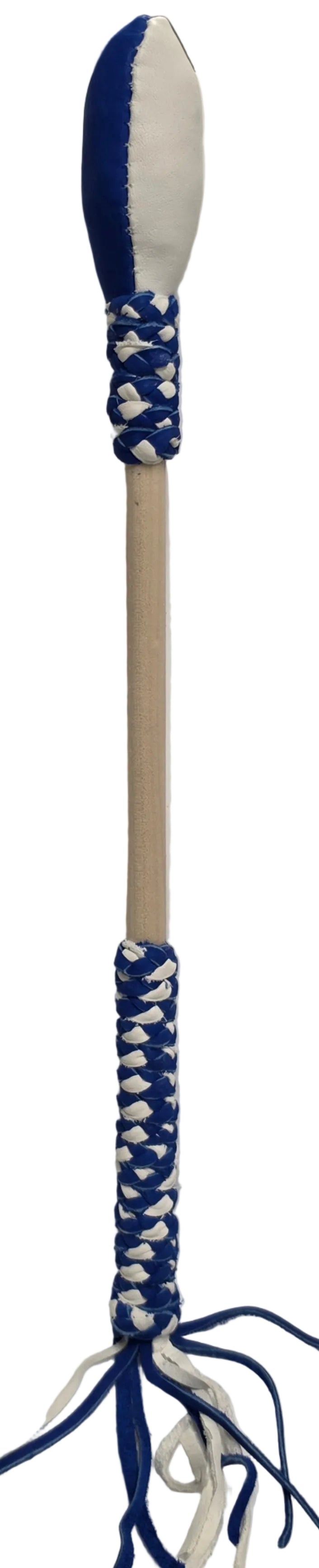 16" Royal Blue & White Drum Beater
