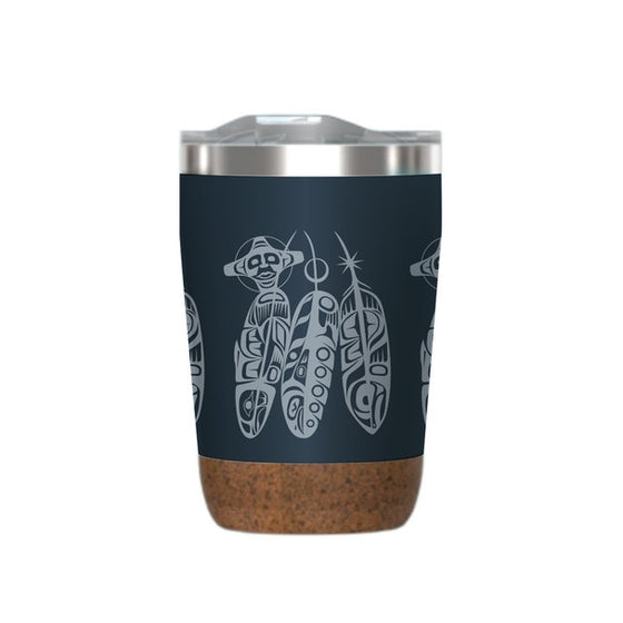 Salmon Lifecycle Design 12 oz Cork Base Travel Mugs
