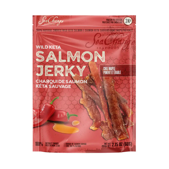 SeaChange Chili Maple Wild Keta Salmon Jerky - 60 g