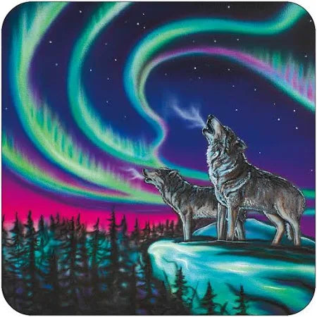 Sky Dance – Wolf Song Fleece Blanket