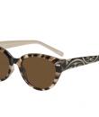 Soleil Bifocal Sunglass with Cat Eye/Rising Sun Design (Brown Tortoise/Alabaster